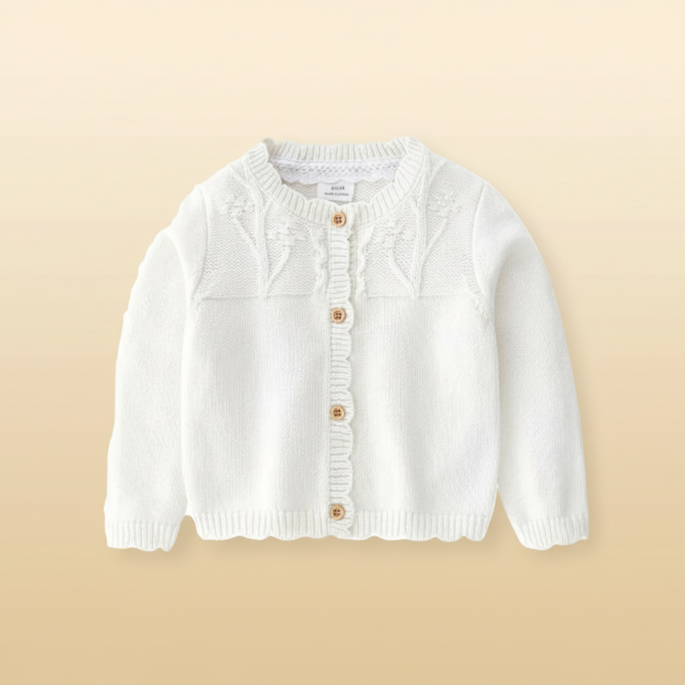 CozyCub – Comfortabel & Modieus – Gebreide Kinder Cardigan Sweater