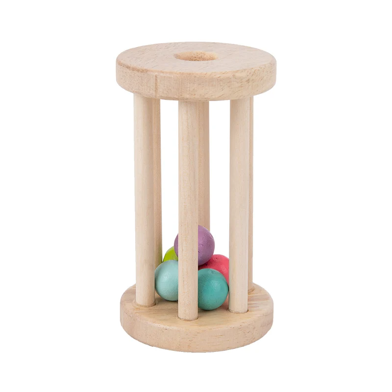 Music Rattle™ – Vrolijke Rolkooi – Houten Rammel Speelgoed