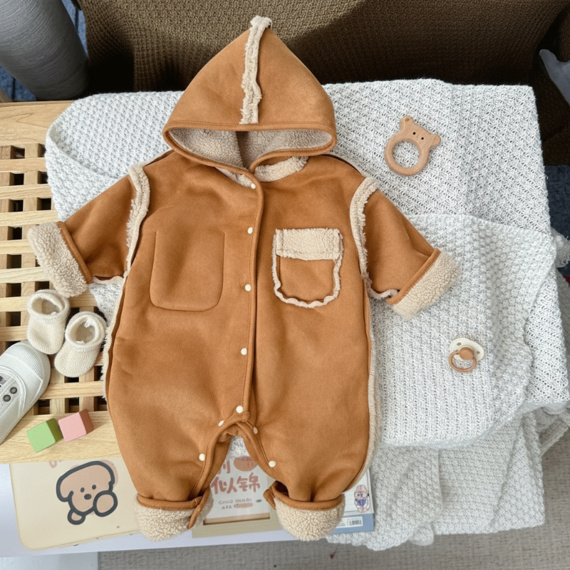 CozyNest – Knus & Modieus – Dikke Winterromper met Capuchon