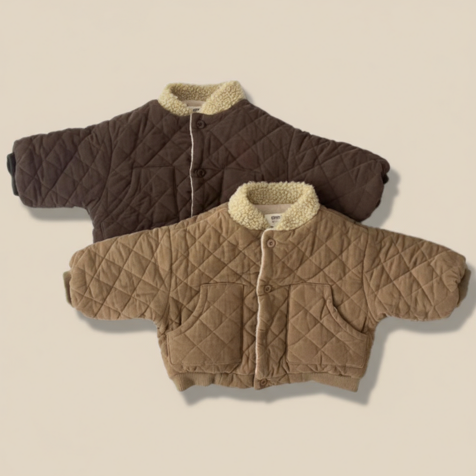 LittleWanderer – Warm & Stijlvol – Gewatteerde Kinderjas