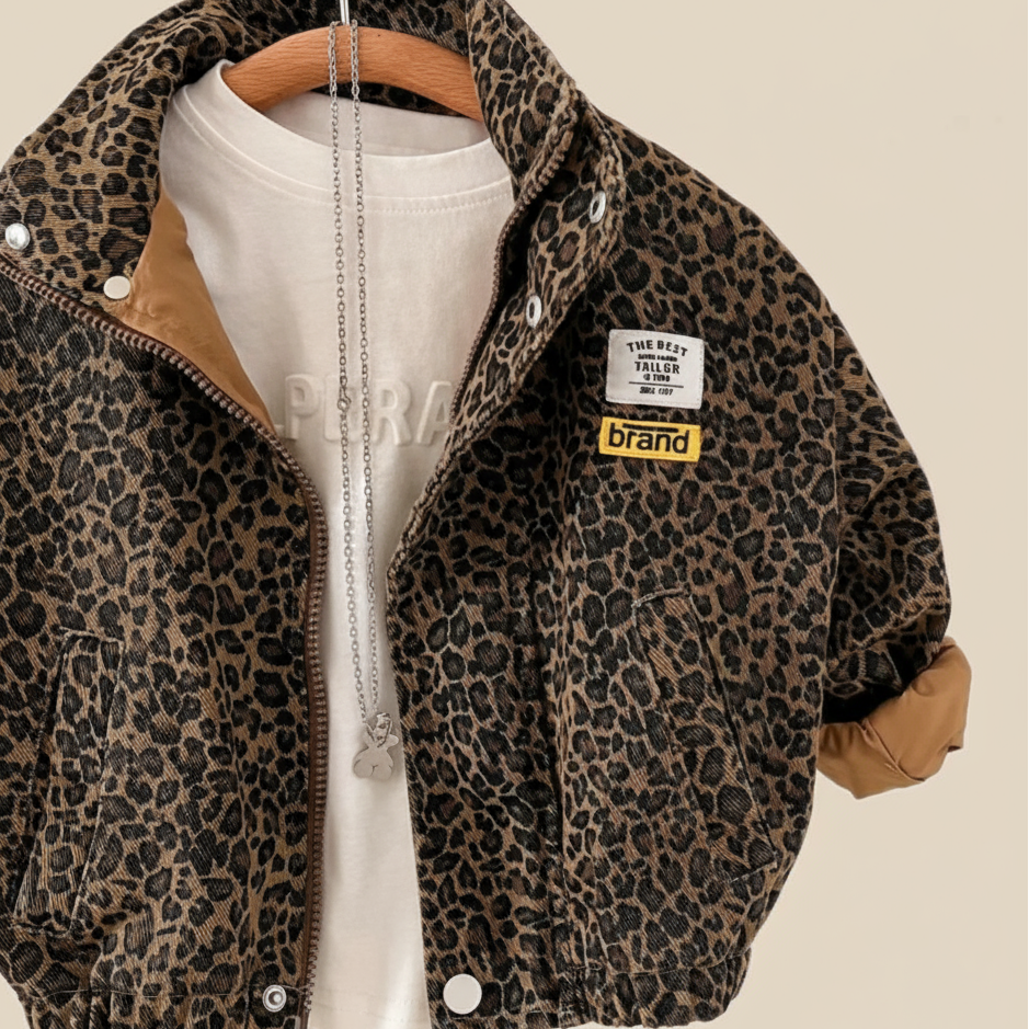 Mini Fashion – Stoer & Comfortabel – Luipaardprint Jas
