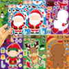 Christmas Stickerset™ - Speelse Winterwonderen - Stickervel Kerst