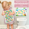 PottyChart – Speels & Motiverend – Potty Training Stickerkaart