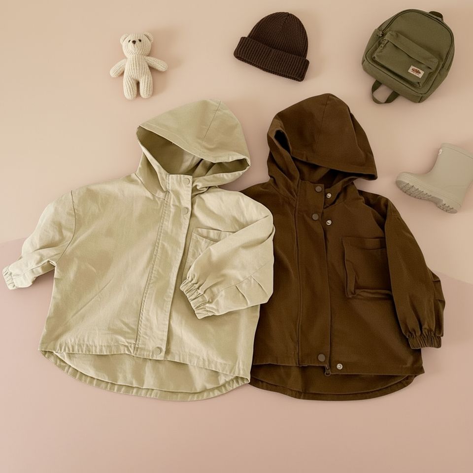 CozyShield – Winddicht & Comfortabel – Kinder Parka