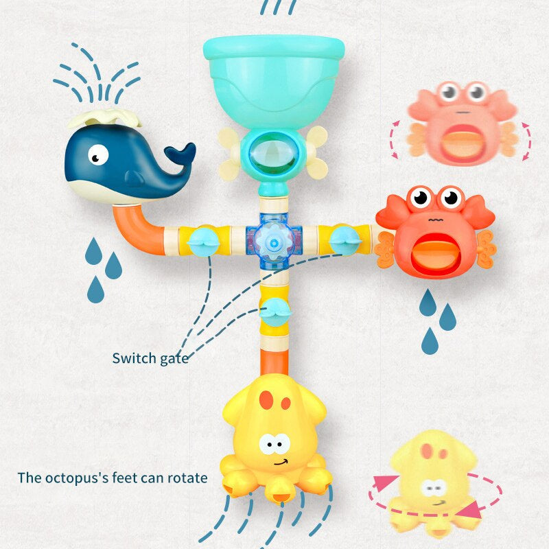 Bath Buddies™ - Badderpret met sproeiende vriendjes - Badspeelgoed fontein