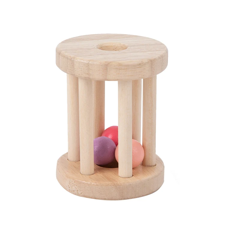 Music Rattle™ – Vrolijke Rolkooi – Houten Rammel Speelgoed