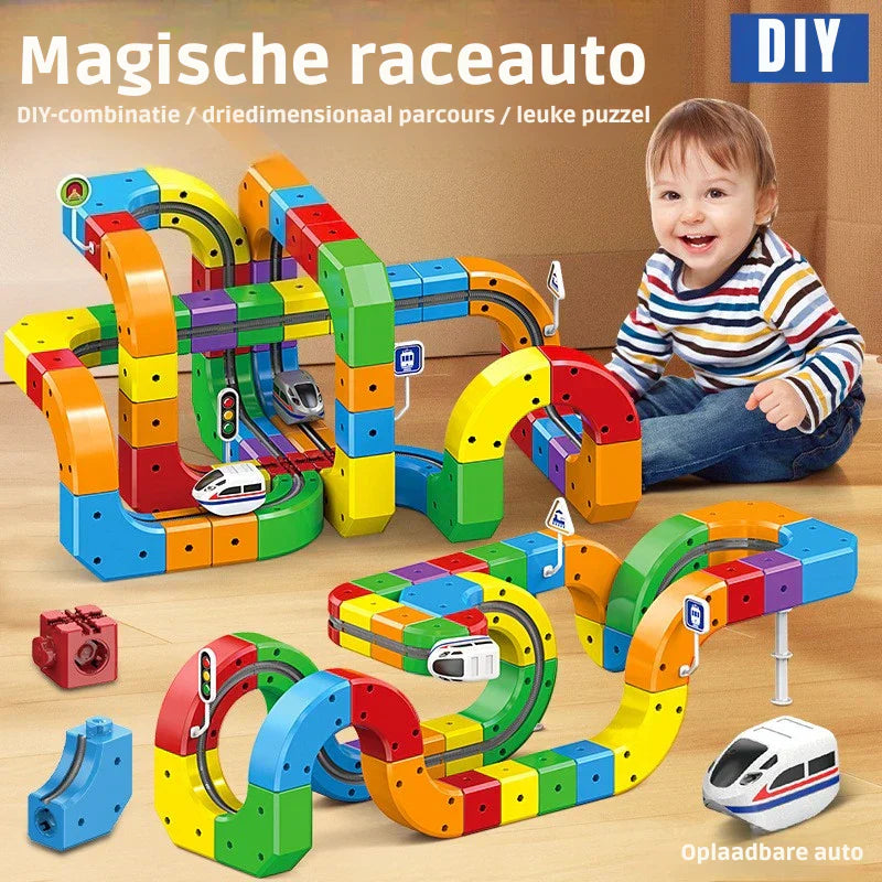 DIY Cube Track - Creatief & Actief – Creatieve DIY-Treinbaan
