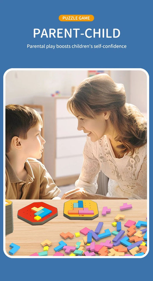 Logic Blocks™ – Kleur & Creativiteit – Geometrische Puzzel