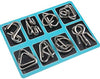 Metal Puzzle Ring Set™ - Metalen puzzelpret - Puzzelring