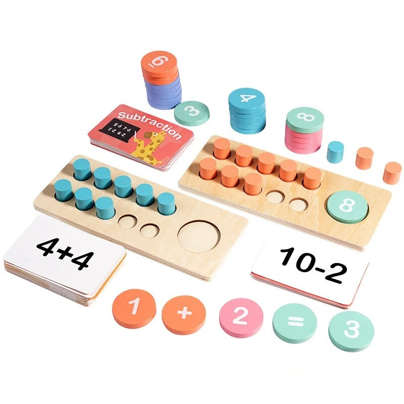 Woods™ - Maak Rekenen eenvoudig - Reken Speelset voor Kinderen