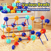 Connect Beads™ - Flexibele PVC kralen - 3D Geometrische bouwblokken