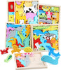 Woods™ - Wie past de vormen in de lijst? - Vormen puzzel (2+1 GRATIS)