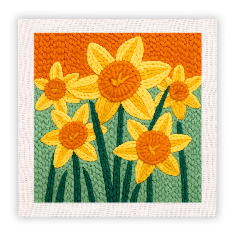 ThreadArt – Handgemaakt & Kleurrijk – Dieren Borduurset