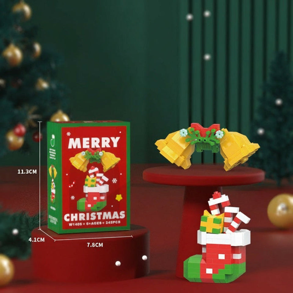 HolidayBlocks – Vrolijk & Decoratief – Kerst Mini Bouwstenen