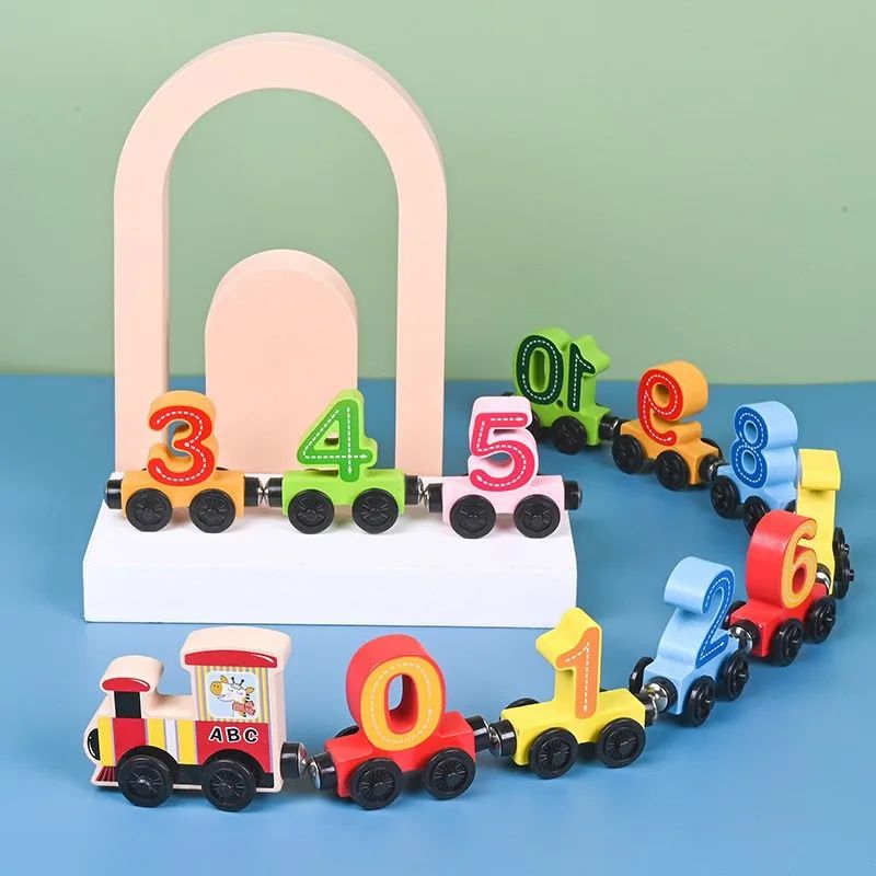 Tiny Express™ – Kleuren & Vormen - Houten Treinspeelgoed