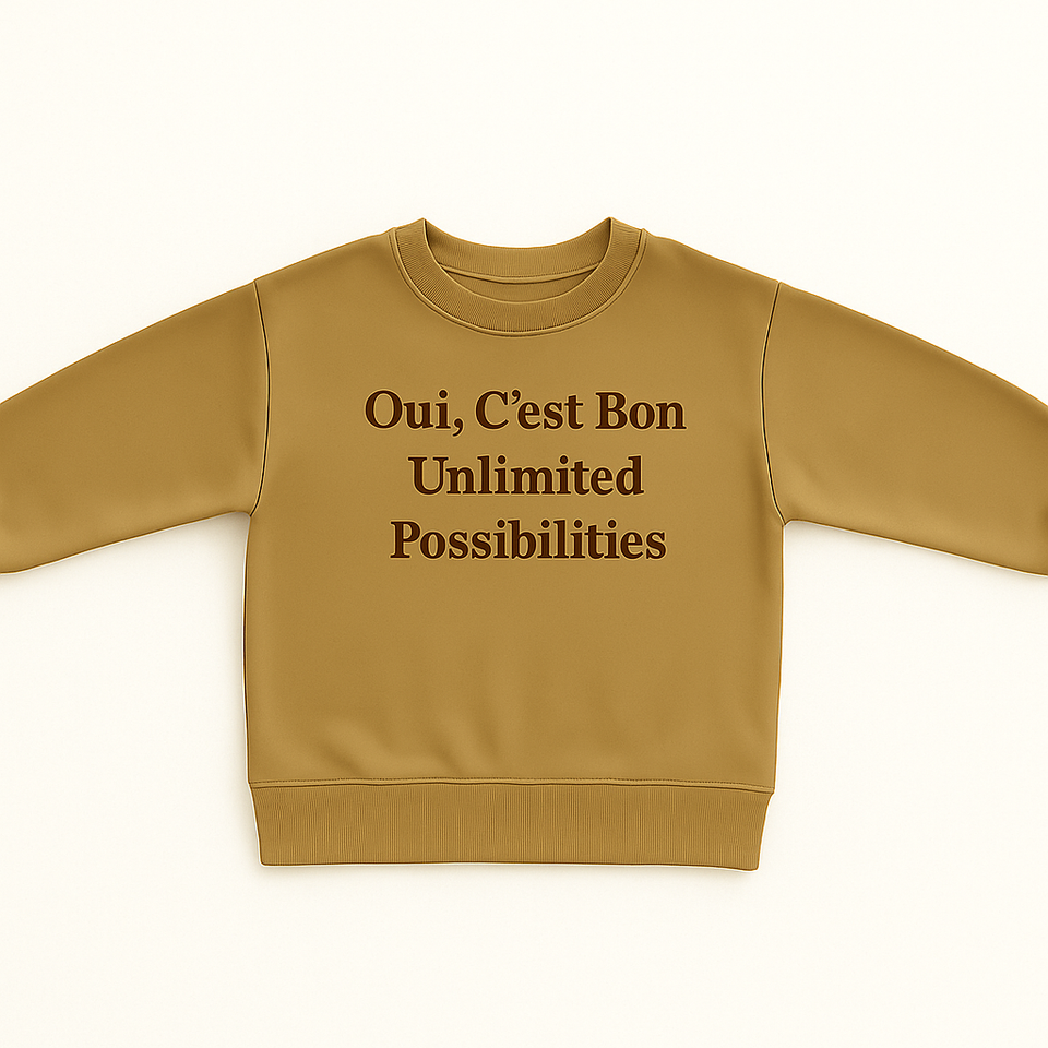 Mini Fashion™ - "Oui, C'est bon." - Sweater