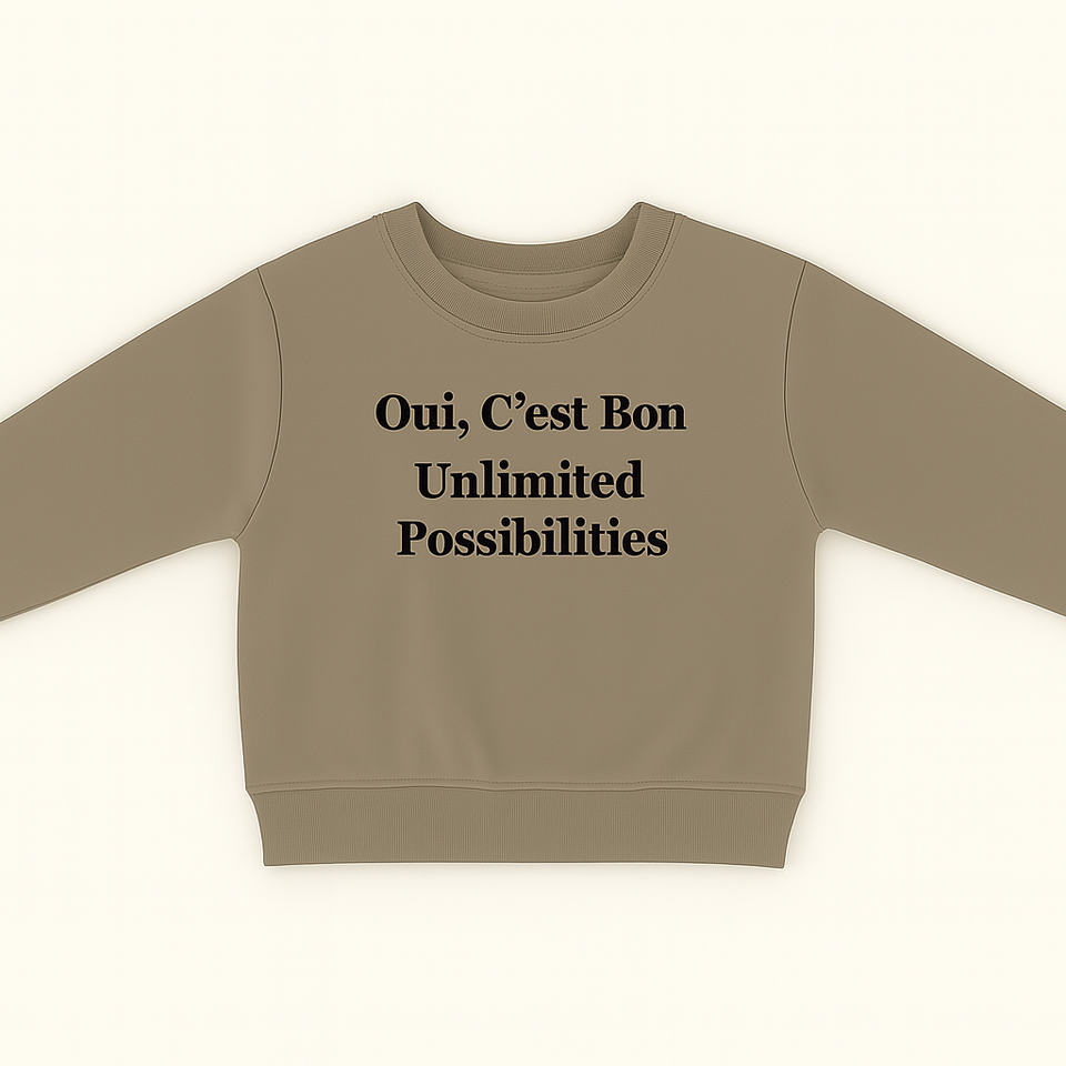 Mini Fashion™ - "Oui, C'est bon." - Sweater