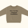 Mini Fashion™ - "Oui, C'est bon." - Sweater