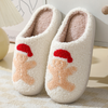 Noordlicht – Warm & Feestelijk – Pluche Kerstpantoffels met motief