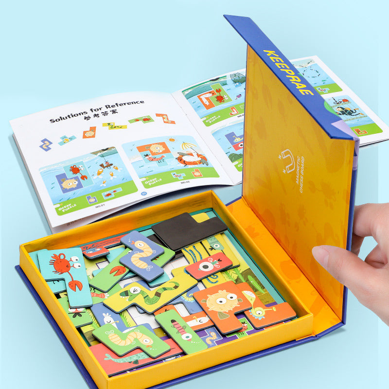 OceanPuzzle™ - Ontdek alle vriendjes in de oceaan! - Oceaandieren puzzel
