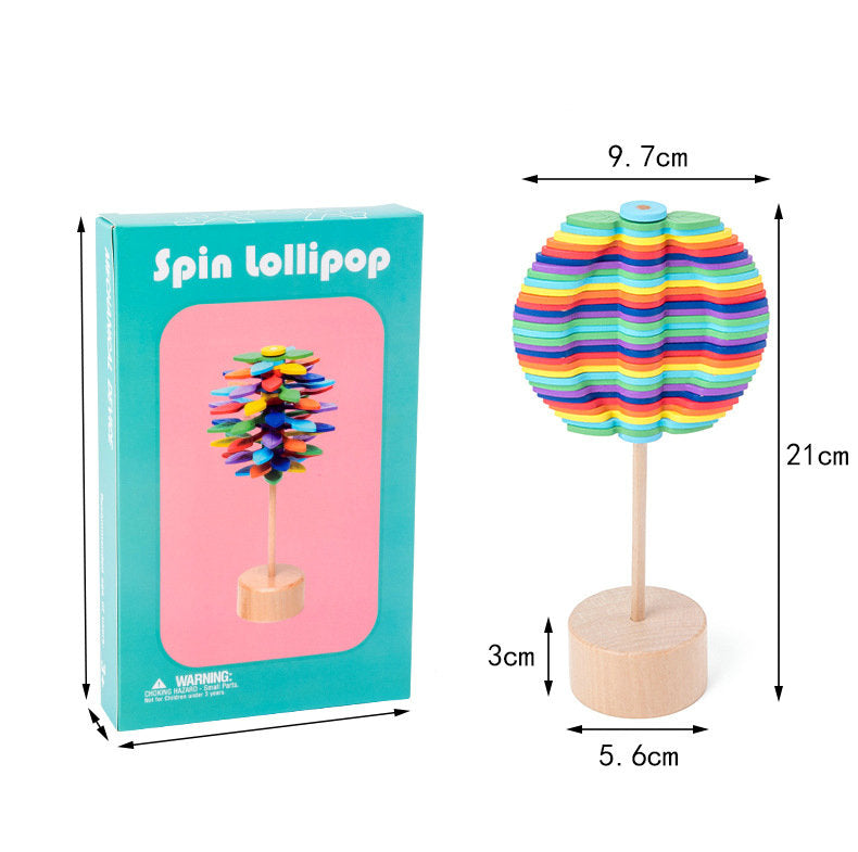 Woods™ - Ronddraaiende Lollipop - Stressverlagend Speelgoed