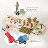 Woods™ - Prehistorisch Plezier - Houten Dino Park Set