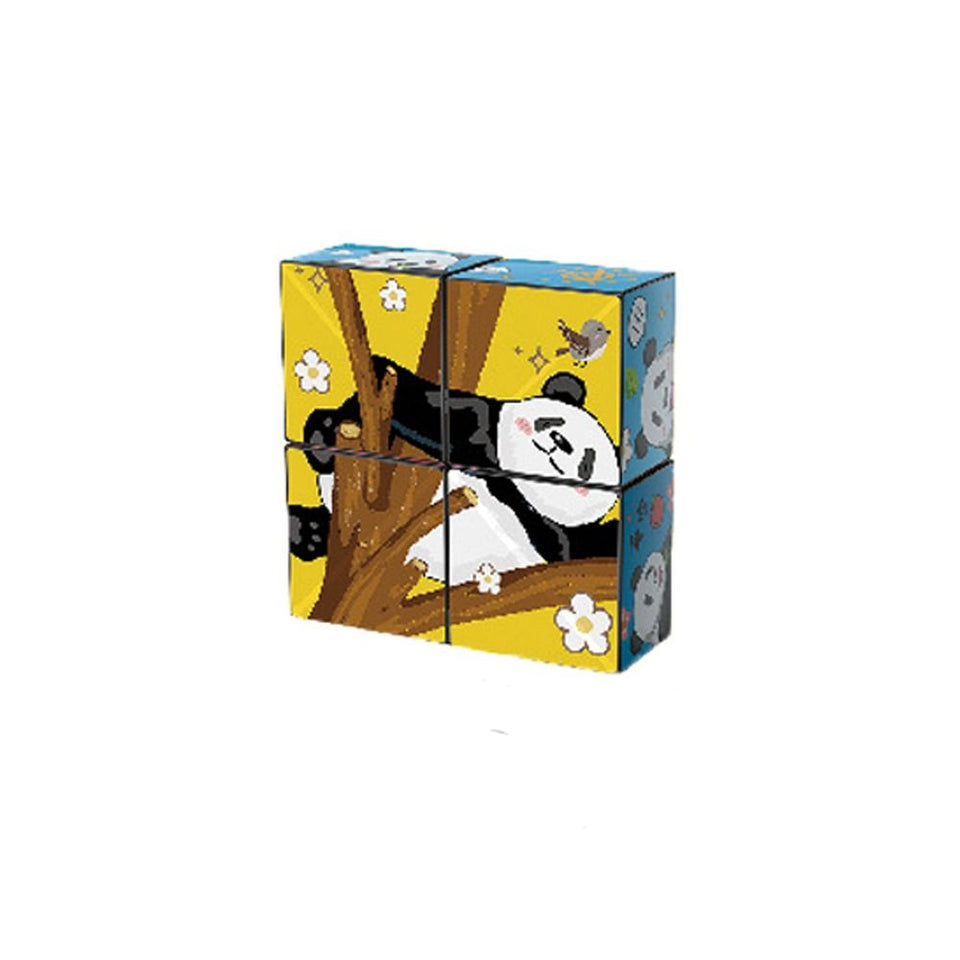 Panda Puzzle™ - educatief vermaak - Puzzelkubus