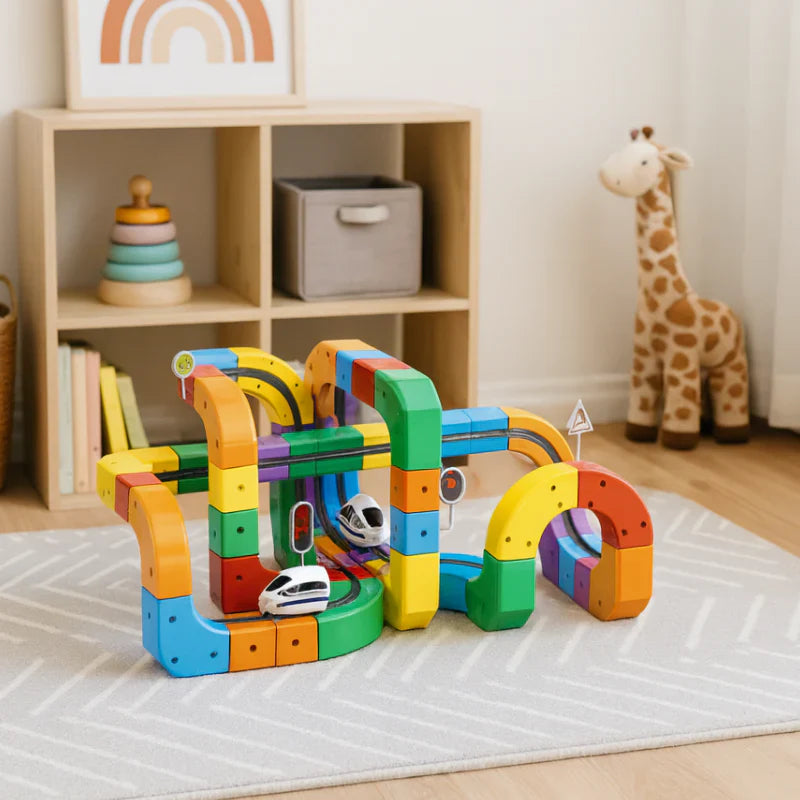 DIY Cube Track - Creatief & Actief – Creatieve DIY-Treinbaan