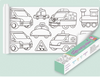ColoringPaper™ - Laat de creativiteit in je kleine los! - XXL Kleurplaat