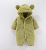 Mini Fashion™ - Met Capuchon - Fleece Romper