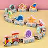 Tiny Express™ – Kleuren & Vormen - Houten Treinspeelgoed