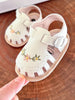 TinyPetals – Comfort & Stijl – Baby Sandalen met Bloemenborduursel