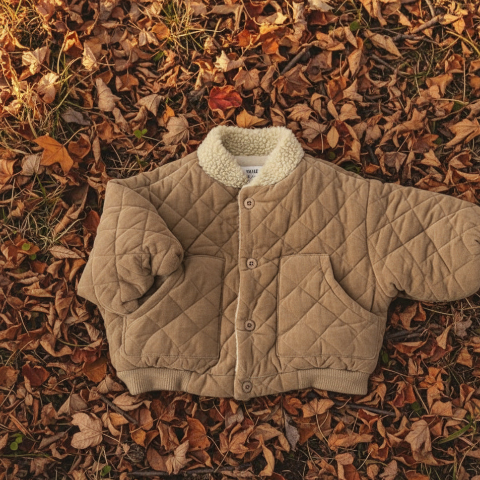 LittleWanderer – Warm & Stijlvol – Gewatteerde Kinderjas