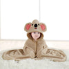 Mini Fashion™ - Leuke Dieren Cartoons -  Kinder Badhanddoek