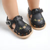TinyPetals – Comfort & Stijl – Baby Sandalen met Bloemenborduursel