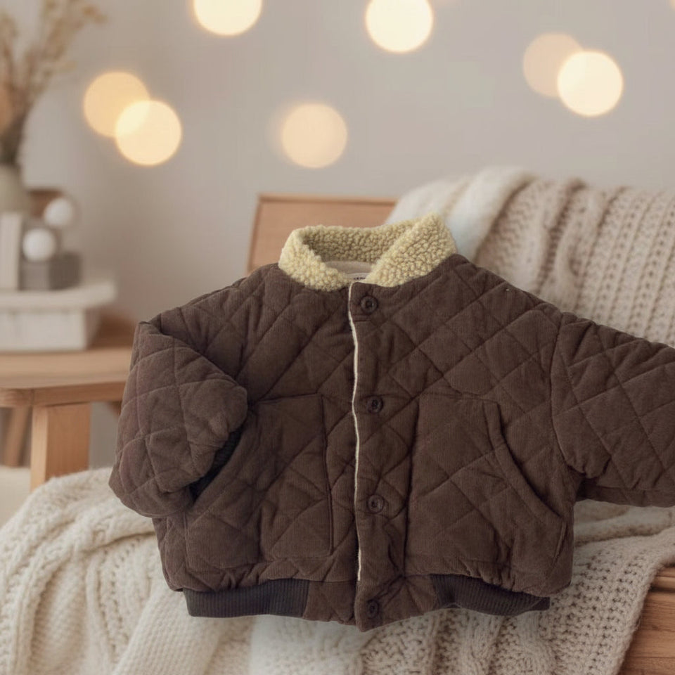 LittleWanderer – Warm & Stijlvol – Gewatteerde Kinderjas