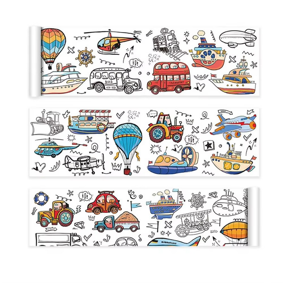 ColoringPaper™ - Laat de creativiteit in je kleine los! - XXL Kleurplaat