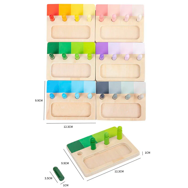 Woods™ - Kleurrijk Montessori - Leerplezier-bord