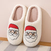 Noordlicht – Warm & Feestelijk – Pluche Kerstpantoffels met motief