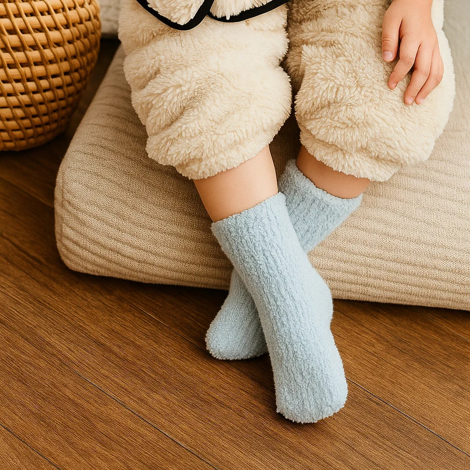 SnuggleBoo – Warm & Zacht – Fleece Babysokken