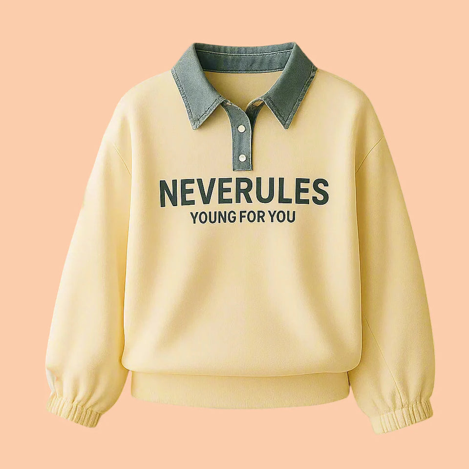 FashionKids – Stijlvol & Speels – Poloshirt met denim kraag