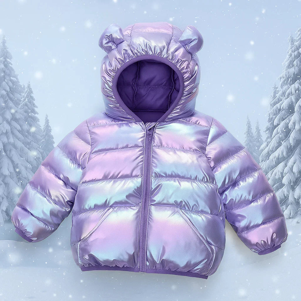 CuddleCoat  – Dikke Gewatteerde Jas met Beren Capuchon