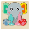 3D Wooden Puzzle™ - Speels Dierenavontuur - Legpuzzel