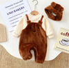 MiniSnow – Knus & Beschermend – Pluche Romper & Muts