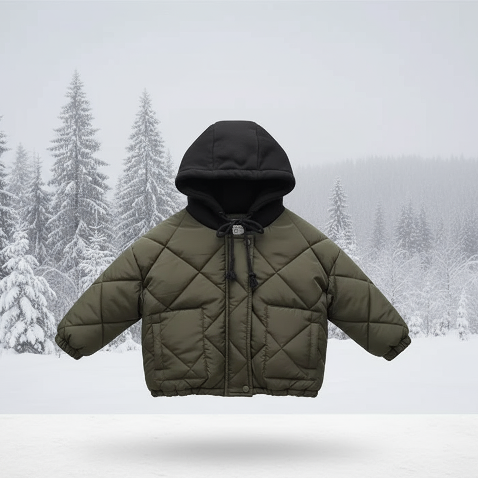 CozyShield – Warm & Stoer – Gewatteerde Hoodie Jas