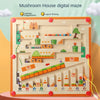 Magnetic Maze™ - Kleurrijk Telplezier - Houten Magnetische Puzzel