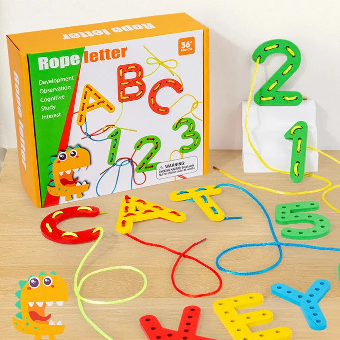 Cognitive Thread Toy™ – Slimme Lijntjes – Peuter Ontwikkelingsspel
