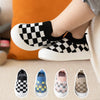 Mini Fashion™ - Geblokt patroon - Flexibele Instapschoen