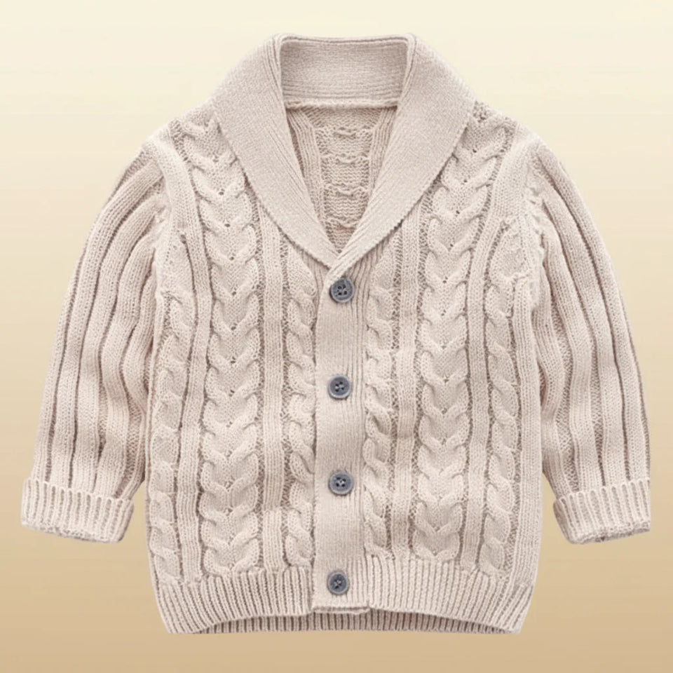 CozyCub – Comfortabel & Modieus – Gebreide Kinder Cardigan Sweater