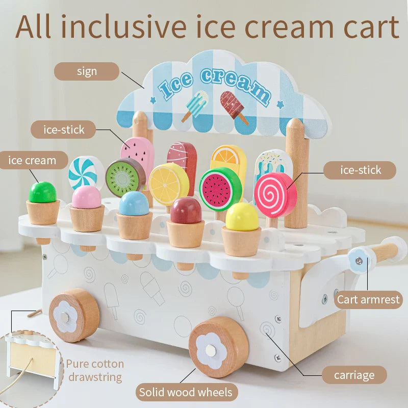 Wooden Gelato™ – IJskoude Fantasie – Rollenspel Ijswagen